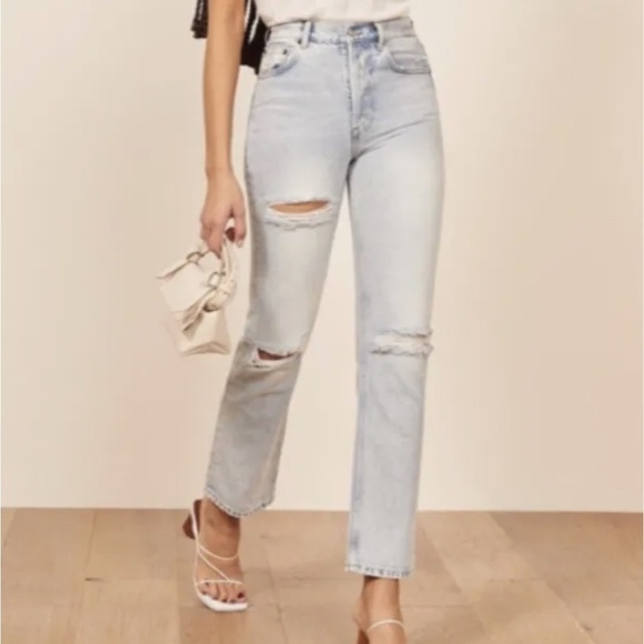 Reformation Cynthia High Rise Relaxed Jeans - Picture 2 of 14